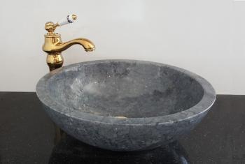 Tundra Gray Mermer Lavabo